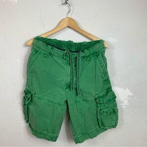 Polo Ralph Lauren Cargo Shorts Men’s 31 Green Utility Pockets Drawstring Waist